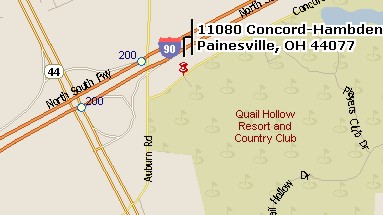 Map of Quai lHollow Resort location